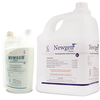 Newgen Aqua: Poultry water sanitizer for animal health