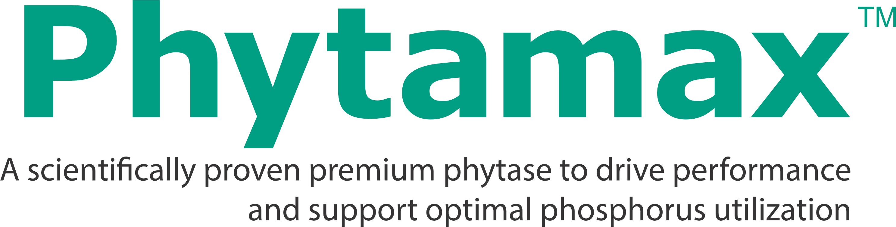 Phytamax logo - a scientifically proven premium phytase to drive performance and support optimal phosphorus utilization