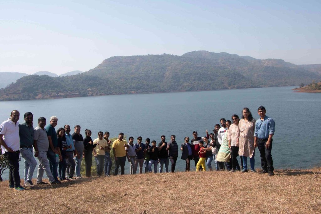 Team adventure trip to Lavasa City, demonstrating Optima Life Science's commitment to fostering team spirit and employee well-being through engaging activities